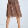 Weissman Midi Length Mesh Skirt 1 Weissman Midi Length Mesh Skirt -Dance Costume Store S9768 mocha 1120 99240.1678891495