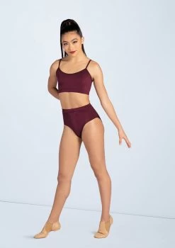 Weissman Lustre Camisole Bra Top -Dance Costume Store SH11076 raisin SH11074 raisin 1660 26883.1678891517