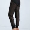 Weissman Mesh Jogger Pants -Dance Costume Store SM11625 black 160383 80035.1678891641