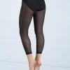 Weissman Cropped Mesh Leggings -Dance Costume Store SM11827 black 5992 03992.1678891654