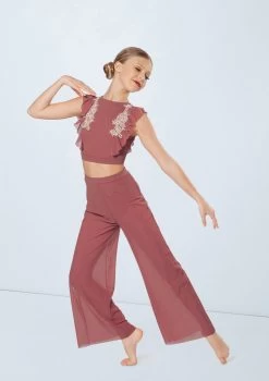 Weissman Golden Hour -Dance Costume Store SM12288 rosewood 1306 27921.1698840527