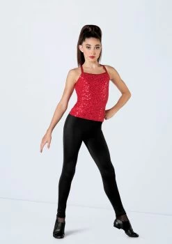 Weissman Sequin Adjustable Strap Top 11 Weissman Sequin Adjustable Strap Top -Dance Costume Store SQ13184 red 25 51003.1698840541
