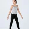 Weissman Sequin Adjustable Strap Top 1 Weissman Sequin Adjustable Strap Top -Dance Costume Store SQ13184 silver 286 02591.1692404261