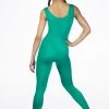Alegra Shiny Deanna Unitard 2 Alegra Shiny Deanna Unitard -Dance Costume Store al c0216 alegra shiny deanna unitard green front no1 40090.1678871196