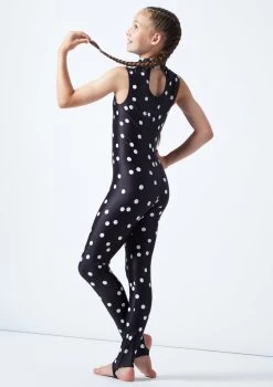 Alegra Girls Patterned Rhona Unitard