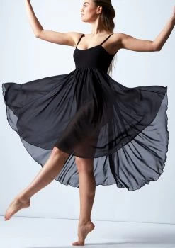 Capezio Empire Dress -Dance Costume Store bg001 blk front 1t 22671.1698805298