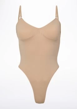 Bloch Seamless Thong Bodysuit 9 Bloch Seamless Thong Bodysuit -Dance Costume Store bl l3147nud bloch seamless thong bodysuit tan front T 49450.1698799276