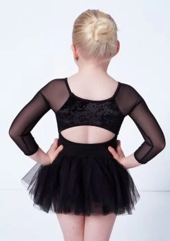 Bloch Girls Kelsey Tutu Leotard -Dance Costume Store blcl0249 black close up back 01065.1675901673
