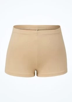 Bloch Girls Starr High Waist Shorts -Dance Costume Store blcr3794 sand front t 16036.1698711683