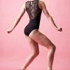 Bloch Fresia Lace Back Leotard - Black -Dance Costume Store bll8845 blk back 1 78470.1678926058