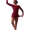 Bloch Professional Wrap Dance Skirt 1 Bloch Professional Wrap Dance Skirt -Dance Costume Store blr5130 red front 1 56059.1678926137
