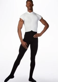 Ballet Rosa Mens Double Toned Short Sleeve Unitard -Dance Costume Store br conrad ballet rosa mens double toned short sleeve unitard black red front thumbnail T 11000.1698802533