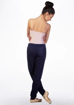 Ballet Rosa Drawstring Cuffed Pants -Dance Costume Store br lazuli ballet rosa drawstring cuffed pants blue back 61611.1678926825