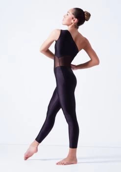Ballet Rosa One Shoulder Unitard - Black 9 Ballet Rosa One Shoulder Unitard - Black -Dance Costume Store brmagali black side 02462.1678926846