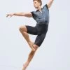 Ballet Rosa Mens Moki Zip Biketard -Dance Costume Store brmoki black frontmain 1 28839.1678926892
