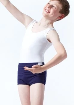 Freed RAD Mens Tank Leotard -Dance Costume Store frarnsw2 white front 2t 41745.1698806779