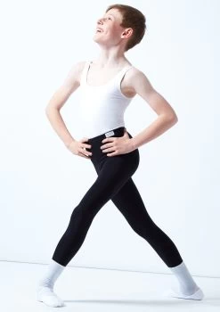 Freed Mens RAD Stirrup Tights -Dance Costume Store frr317p black front 2 67597.1676420536