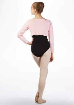 Intermezzo Teen Cropped Sweater -Dance Costume Store it 6421 intermezzo teen cropped sweater pink back 30955.1678928086