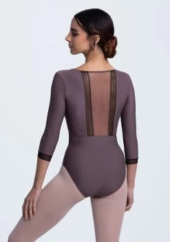 Intermezzo 3/4 Sleeve Ribbon Leotard -Dance Costume Store it31610 gry bmain 38707.1692920952