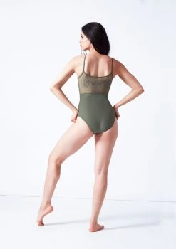 Intermezzo Beberly Camisole Embroidered Leotard -Dance Costume Store it31642 green back 2 16679.1687821470