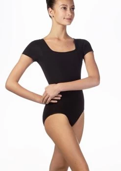 Move Dance Hadey Girls Square Neck Leotard -Dance Costume Store mo l5137 move hadey square neck leotard black front thumbnail T 84895.1692921255