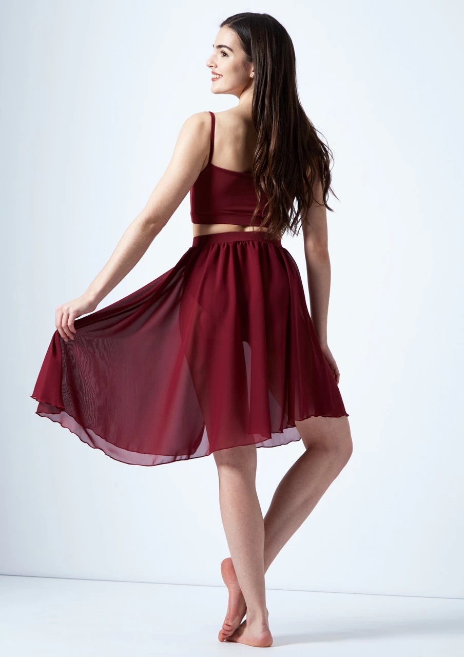 Move Dance Eris Asymmetric Lyrical Half Skirt 7 Move Dance Eris Asymmetric Lyrical Half Skirt - Image 5