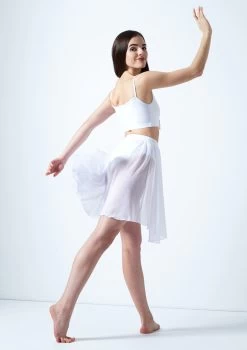 Move Dance Eris Asymmetric Lyrical Half Skirt 27 Move Dance Eris Asymmetric Lyrical Half Skirt -Dance Costume Store mo r0020 move dance eris asymmetric lyrical half skirt white back 44912.1678884615