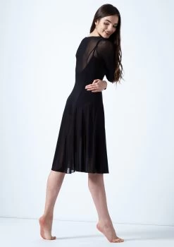 Move Dance Dione Long Sleeve Lyrical Dress 13 Move Dance Dione Long Sleeve Lyrical Dress -Dance Costume Store mo r0218 move dance dione long sleeve lyrical dress black back 23540.1678884652