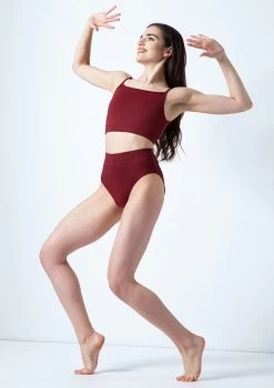 Move Dance Carpo Camisole Crop Top -Dance Costume Store mo z0254 move dance carpo camisole crop top red front 75500.1678884915