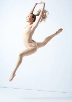 Move Dance Elsa Unitard Nude -Dance Costume Store moc0233 nud front 4 37411.1678928376