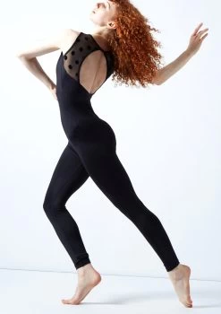 Move Dance Ariella Open Back Catsuit -Dance Costume Store moc0636 black back 1t 43954.1692921180