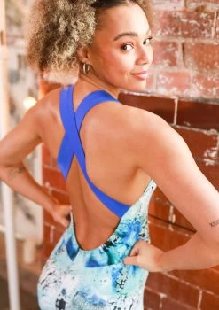 Move Dance Onyx Cross Back Unitard - Pacific 18 Move Dance Onyx Cross Back Unitard - Pacific -Dance Costume Store moc0901 pac close up back 2 08531.1678928430