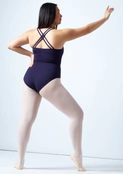 Move Dance Antonia Cross Back Leotard -Dance Costume Store mol0117 navy back 1 05393.1678928598