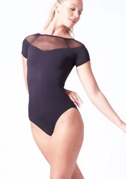 Move Dance Myra Sweetheart Mesh Leotard 9 Move Dance Myra Sweetheart Mesh Leotard -Dance Costume Store mol0602 black front t 57861.1698711828
