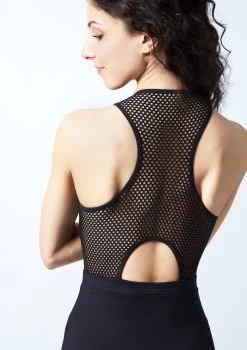 Move Dance Sally Zip Front Leotard 18 Move Dance Sally Zip Front Leotard -Dance Costume Store mol0652 black close up back 1 98825.1695684856