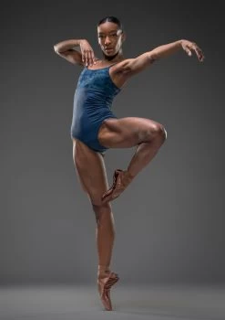 Move Dance Goda Camisole Leotard -Dance Costume Store mol0669 dark blue front 4 45646.1690548726