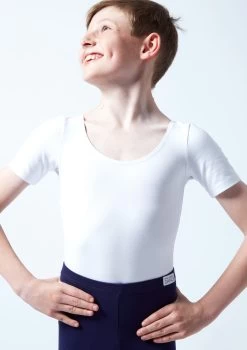 Move Dance Boys Louie Leotard -Dance Costume Store mol5255 white close up front 1 49328.1678884452