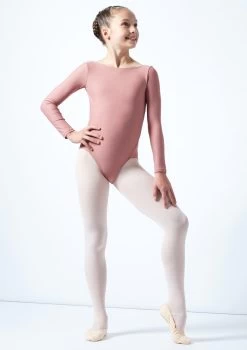 Move Dance Teen Camille Long Sleeve Leotard 26 Move Dance Teen Camille Long Sleeve Leotard -Dance Costume Store mol5801 pnk front 1 86554.1678884473
