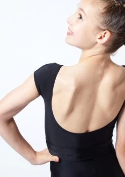 Move Dance Teen Sophia Belted Leotard -Dance Costume Store mol5804 blk close up back 1 19822.1678884478