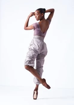 Move Dance Roya Heat Retention Trousers -Dance Costume Store mop0412 oyster grey back 2 18767.1683070147