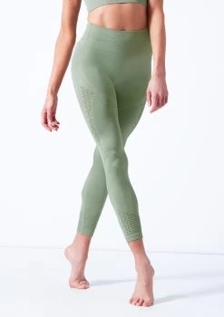 Move Dance Lillie Seamless Leggings -Dance Costume Store mop0501 sage front t 17282.1698711861