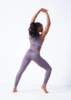 Move Dance Lillie Seamless Leggings -Dance Costume Store mop0501 sharkgrey back 42209.1684799004