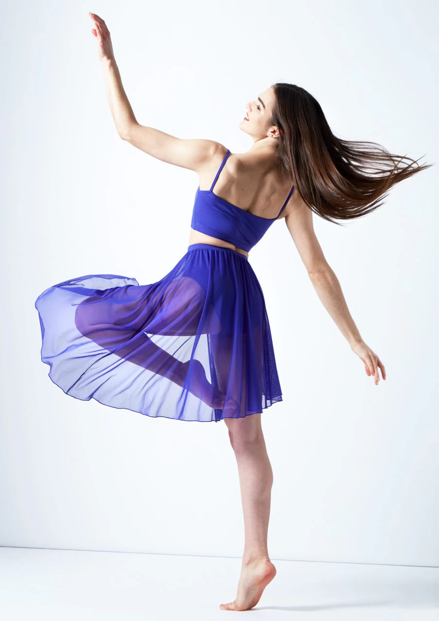 Move Dance Eris Asymmetric Lyrical Half Skirt 6 Move Dance Eris Asymmetric Lyrical Half Skirt - Image 4