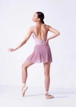 Move Dance Eliana Mock Wrap Skirt 15 Move Dance Eliana Mock Wrap Skirt -Dance Costume Store mor0028 frenchmauve back 60933.1681806918