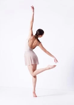 Move Dance Eliana Mock Wrap Skirt 13 Move Dance Eliana Mock Wrap Skirt -Dance Costume Store mor0028 latte back 12922.1681806918