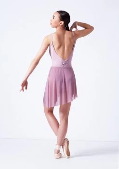 Move Dance Riley Asymmetric Mini Skirt -Dance Costume Store mor0030 frenchmauve back 60372.1681806927
