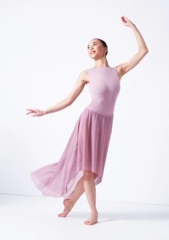 Move Dance Valerie High Low Skirt -Dance Costume Store mor0035 frenchmauve front 1 70966.1681806947