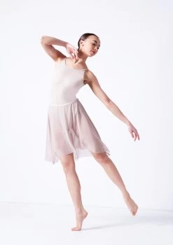 Move Dance Leilani High Low Skirt 16 Move Dance Leilani High Low Skirt -Dance Costume Store mor0036 latte front 1 97733.1681806947