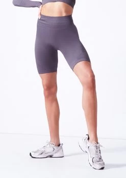 Move Dance Pippa Seamless Shorts -Dance Costume Store mor0504 sharkgrey front t 42332.1698711860