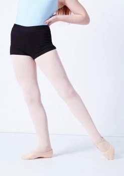 Move Dance Thalia Girls Dance Shorts -Dance Costume Store mor5011 black front t 78136.1693005815